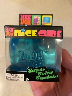 Nice Cube Blue Super Solid Squish Toy